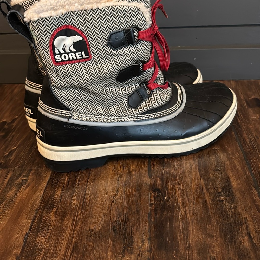 Sorel Tivoli Houndstooth Womens Insulated Waterproof Boots
